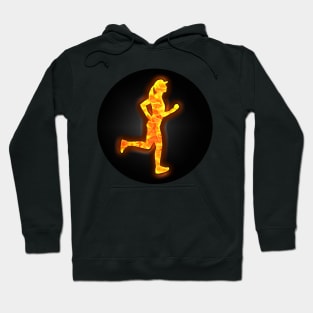 Woman going for a Jog Hoodie